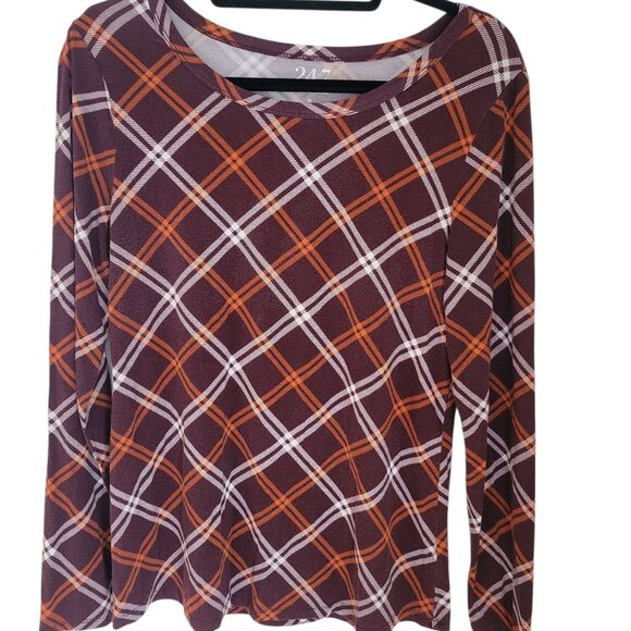 Autumn Plaid Top - Picture 4 of 4